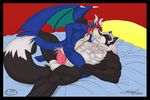  anal anal_penetration anthro balls cum cum_inside dragon kissing male male/male penetration penis scalie sex snoopjay2 