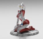  3d_(artwork) big_breasts bodysuit breasts butt clothing digital_media_(artwork) female humanoid levi_(artist) mother_of_ultra not_furry simple_background skinsuit solo tight_clothing ultraman_(series) 