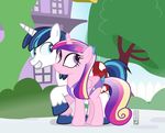  2016 dm29 duo equine female friendship_is_magic horn male mammal my_little_pony princess_cadance_(mlp) shining_armor_(mlp) winged_unicorn wings 