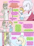  anthro clothing comic dialogue english_text hair kammypup_(artist) mammal speech_bubble text young 