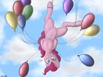  007delta 2015 balloon blue_eyes blush cloud earth_pony equine female feral flying friendship_is_magic fur hair horse looking_at_viewer mammal my_little_pony outside pink_fur pink_hair pinkie_pie_(mlp) pony pussy sky solo 
