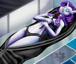  2016 anthro body_bag bra clothing equine female friendship_is_magic grimdark horn horse inside mammal morgue my_little_pony panties pony quakehoof rarity_(mlp) sleeping story underwear unicorn vampire 