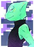  anthro chameleon clothed clothing leon_powalski lizard male nintendo reptile scalie simple_background smile solo star_fox video_games 魔乃葉 