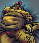  belly bowser bowser_day bowserday bulge half_naked invalid_tag king koopa mario mario_bros nintendo reptile royalty scalie steen turtle video_games 