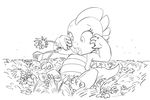  crossgender cute dragon female flower friendship_is_magic my_little_pony plant siansaar sitting solo spike_(mlp) 