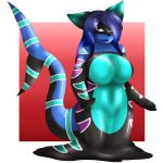  anthro big_breasts breasts cat feline female fish goo_(disambiguation) hybrid koekoek mammal marine shark shiny slime 