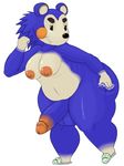  animal_crossing anthro balls big_balls big_penis black_eyes breasts dickgirl glans hedgehog humanoid_penis intersex low_res mabel_able mammal nintendo nipples nude penis simple_background slap slippers smile smirk solo tagme unknown_artist video_games white_background 