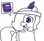  book clothing cub earth_pony emerald_jewel(colt_quest) equine fan_character feathers ficficponyfic hat horse male mammal my_little_pony pony young 