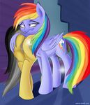  anus butt daring_do_(mlp) duo earth_pony equine female female/female feral friendship_is_magic hair half-closed_eyes horse mammal multicolored_hair my_little_pony pegasus pony pussy rainbow_dash_(mlp) smile twiren wings 