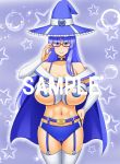  1girl blue_hair breasts glasses huge_breasts image_sample kawanuma_uotsuri pixiv_sample smile 