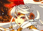  bad_id bad_pixiv_id kamui_(tales_of_zestiria) long_hair male_focus mikleo_(tales) ponytail red_eyes solo tales_of_(series) tales_of_zestiria tasasakiamagu white_hair 