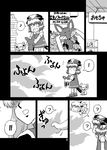  !! 3girls ? animal_ears azuki_osamitsu bow cat_ears cat_tail chen chinese_clothes comic dress eighth_note fox fox_ears fox_tail greyscale hat junko_(touhou) long_hair mob_cap monochrome multiple_girls multiple_tails musical_note open_mouth short_hair short_sleeves smile speech_bubble spoken_exclamation_mark spoken_musical_note spoken_question_mark stuffed_animal stuffed_toy tail tail_pull touhou toy translation_request yakumo_ran 