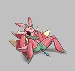  alorix anal anal_beads arthropod breasts eye_patch eyewear insect lurantis mantis nintendo pok&eacute;mon pussy sex_toy video_games yin-lee_(character) 