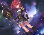  gothic red_eyes redhead sky spear uni 