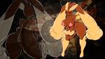  averyshadydolphin big_breasts big_butt breasts butt eyewear female glasses hair hi_res looking_at_viewer lopunny nintendo pok&eacute;mon teckworks video_games wallpaper wide_hips 