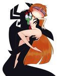  aku blossom blush breasts cartoon_network crossover eyes_closed female fingering licking male male/female nipples powerpuff_girls samurai_jack simple_background teacupballerina tongue tongue_out vaginal white_background 