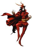  belt black_hair black_sclera cape commentary doi_masayuki facial_mark fang fang_out fingernails hair_over_one_eye highres jester long_hair male_focus mephisto_(megami_tensei) official_art pointy_shoes purple_eyes rapier scabbard sharp_fingernails sheath shin_megami_tensei shin_megami_tensei_iv shin_megami_tensei_iv_final shoes smirk solo standing standing_on_one_leg sword weapon white_skin 