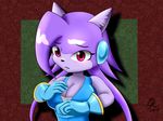  40450 big_breasts black_nose breasts cleavage clothed clothing dragon female freedom_planet gloves hair horn long_hair purple_hair sash_lilac solo video_games 