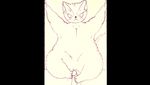  ambiguous_gender animated anthro armpits cat featureless_crotch feline foot_fetish footjob mammal overweight penis sex slightly_chubby 
