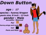  balls canine clothing down_button dragon fur general: hyena jacket jaycob(artist) male mammal model_sheet penis reptile scalie shorts solo wings 