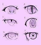  eyes monochrome perverted_neko pink_background simple_background tagme 