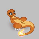  alorix anus charmander female feral grey_background nintendo orange_sclera pok&eacute;mon pussy reptile scalie simple_background slit_pupils solo thick_tail video_games wide_hips 