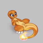  alorix anus charmander female feral grey_background nintendo orange_sclera pok&eacute;mon pussy reptile scalie simple_background slit_pupils solo thick_tail video_games wide_hips 