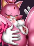  2016 andersonicth anthro areola big_breasts blaze_the_cat breasts cat english_text erect_nipples feline female mammal nipples nude pussy solo sonic_(series) text 