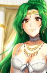  crimea elincia green hair headdress ridell smile 