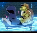  2016 boat gerson reptile rie_(artist) river river_person scalie tagme turtle undertale vehicle video_games 