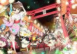  akashi_(kantai_collection) alcohol alternate_hairstyle beer beer_mug black_hair blonde_hair blue_hair breasts brown_hair chi-class_torpedo_cruiser cleavage cup dog eyepatch fairy_(kantai_collection) festival glowing glowing_eye goggles goggles_on_head gun haruna_(kantai_collection) headgear hiei_(kantai_collection) holding holding_cup ikazuchi_(kantai_collection) inazuma_(kantai_collection) japanese_clothes kantai_collection kimono kirishima_(kantai_collection) kiso_(kantai_collection) kongou_(kantai_collection) lantern long_hair maru-yu_(kantai_collection) mask medium_breasts multiple_girls mutsu_(kantai_collection) nagato_(kantai_collection) naitou_ryuu ne-class_heavy_cruiser northern_ocean_hime pale_skin paper_lantern pink_hair pola_(kantai_collection) reppuu_(kantai_collection) ri-class_heavy_cruiser rifle ryuujou_(kantai_collection) school_uniform serafuku shinkaisei-kan short_hair summer_festival tenryuu_(kantai_collection) tokitsukaze_(kantai_collection) twintails urakaze_(kantai_collection) water_gun weapon white_hair wo-class_aircraft_carrier yukata yukikaze_(kantai_collection) zara_(kantai_collection) 