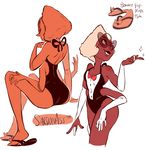  alien cartoon_network clothing eyewear female footwear gem_(species) multi_limb sandals sardonyx_(steven_universe) solo steven_universe sunglasses swimsuit tooth_gap 