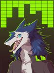  clothed clothing invalid_background looking_at_viewer male nehmen sergal sidgi solo tongue tongue_out 