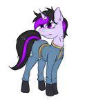  equine fan_character horse mammal marsminer my_little_pony pony solo vault_suit 