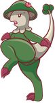  2016 angry anthro anus breloom claws female hi_res infamousrel looking_at_viewer mammal nintendo nude open_mouth pok&eacute;mon pokeandpenetrate pussy solo solo_focus video_games 