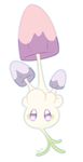  full_body gen_7_pokemon heart heart-shaped_pupils morelull mushroom no_humans pokemon pokemon_(creature) purple_eyes purupurple symbol-shaped_pupils transparent_background 