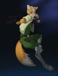  anthro canine cellshades digital_media_(artwork) dynamic fan-art fox game_(disambiguation) gaming general_(disambiguation) invalid_tag male mammal mccloud nintendo pose space star_fox video_games 