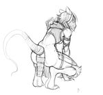  anthro big_butt butt clothed clothing female guoh ink-eyes magic_the_gathering mammal rat rodent sketch skimpy solo tagme 