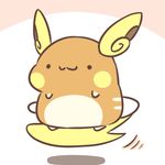  alolan_form alolan_raichu cafe_(chuu_no_ouchi) chibi lowres no_humans pokemon pokemon_(creature) raichu 
