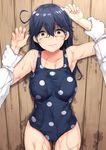  kantai_collection mujakuma swimsuits ushio_(kancolle) wet wet_clothes 