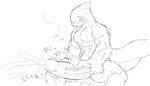  abs athletic biceps big_penis blush cetacean cum cum_on_penis fin glans hyper hyper_penis invalid_tag japanese japanese_text kuroma male mammal marine masturbation muscular nude orca orgasm penis sixpack sketch solo text translation_request whale wide_hips 
