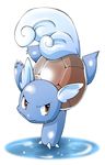  arakawa_atsushi fangs no_humans pokemon shell solo wartortle 