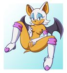  &lt;3 anus areola bat big_ears black_nose black_wings boots breasts butt clitoris clothed clothing elbow_gloves eyelashes female footwear fur gloves green_eyes high_heels mammal paint34 presenting presenting_hindquarters pussy rouge_the_bat smile sonic_(series) spread_legs spreading white_fur wings 