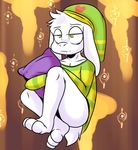  &lt;3 asriel_dreemurr bottomless butt clothed clothing crackers cute feet groggy pajamas pillow sleepy undertale video_games 