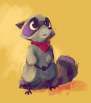  ambiguous_gender cute kour mammal neckerchief raccoon solo 