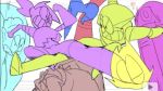  2girls animation_production cartoon_network imaishi_hiroyuki kick multiple_girls okko_lets_be_heroes 