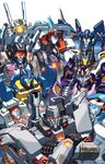  autobot badge brainstorm crossed_arms drinking first_aid_(transformers) getaway_(transformers) insignia mecha megatron megatron_(idw) nautica nightbeat no_humans official_art parody robot science_fiction skids_(transformers) swerve tailgate the_transformers_(idw) trailcutter transformers wrench 