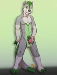  amixeduppuppy anthro balls cum cum_on_balls cum_on_penis erection humanoid_penis looking_at_viewer male mammal mustelid nude one_eye_closed otter penis simple_background smile solo standing tongue tongue_out 