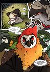  anthro apus avian bearded_vulture bird blindfold clothed clothing comic english_text kaisertaylorproducts latin_text male mediterranean ossifrago pirates text toga topless vulture 