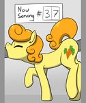  2016 carrot_top_(mlp) cutie_mark earth_pony english_text equine erection eyes_closed female feral friendship_is_magic fur hair horse mammal my_little_pony oral orange_hair penetration penis pony solo text whatsapokemon yellow_fur 